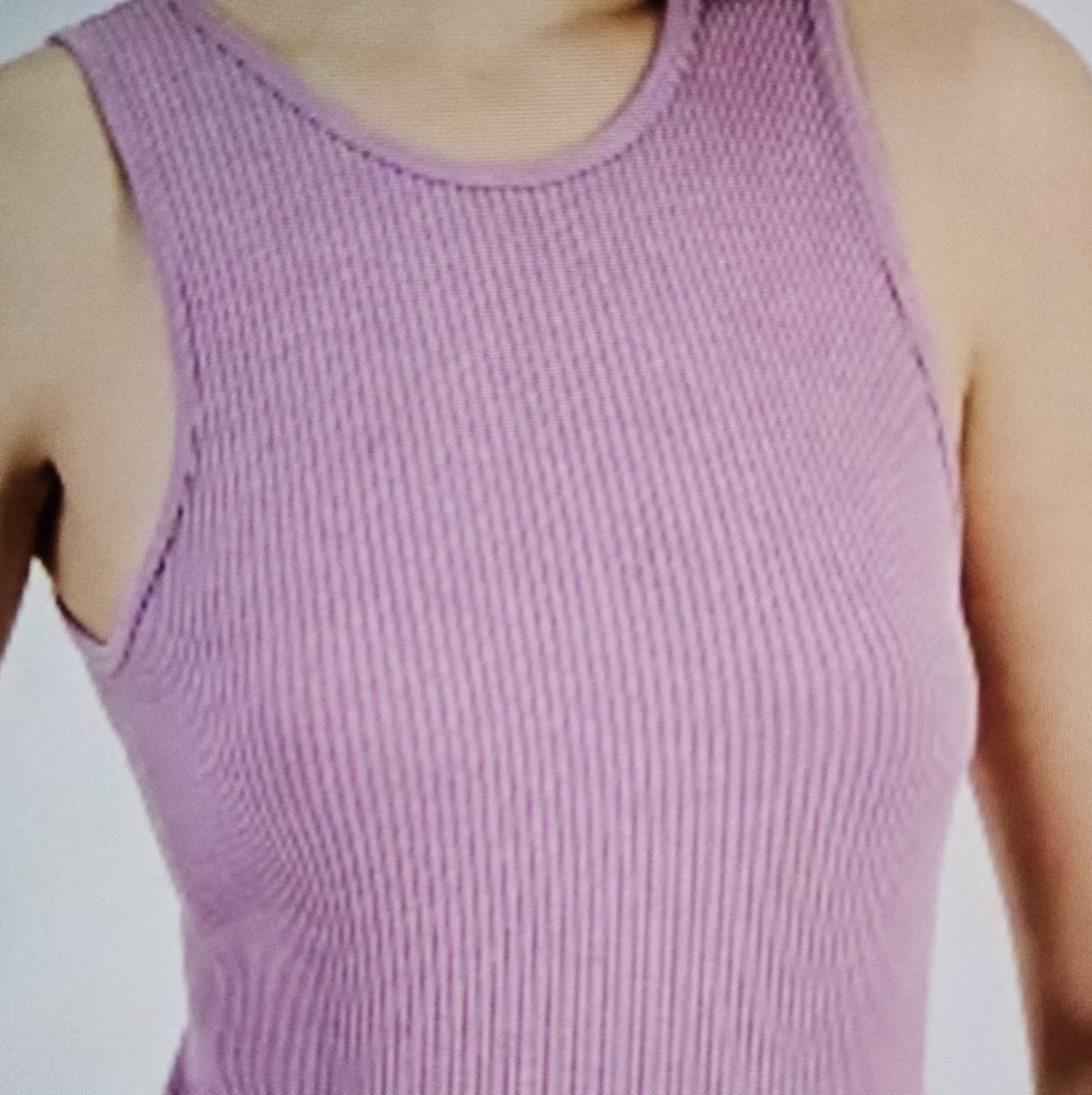 Hippie Rose Junior Mineral-Washed Ribbed Seamless Bodysuit Purple